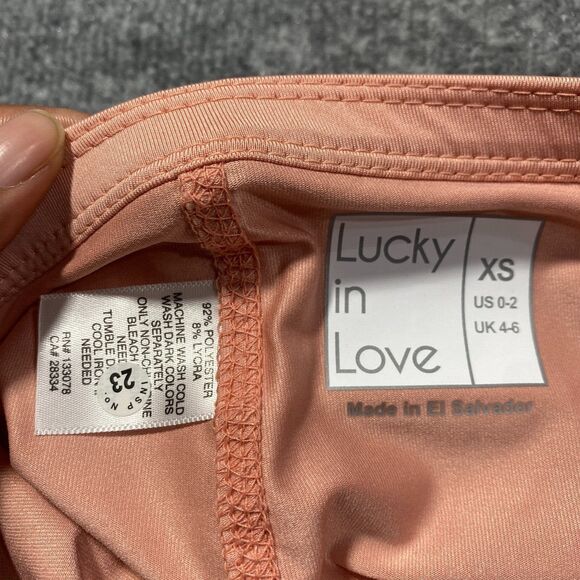 Lucky In Love Skirt Skort Womens XS Pink Metallic Scallop Tennis Golf Pickleball - Picture 3 of 8